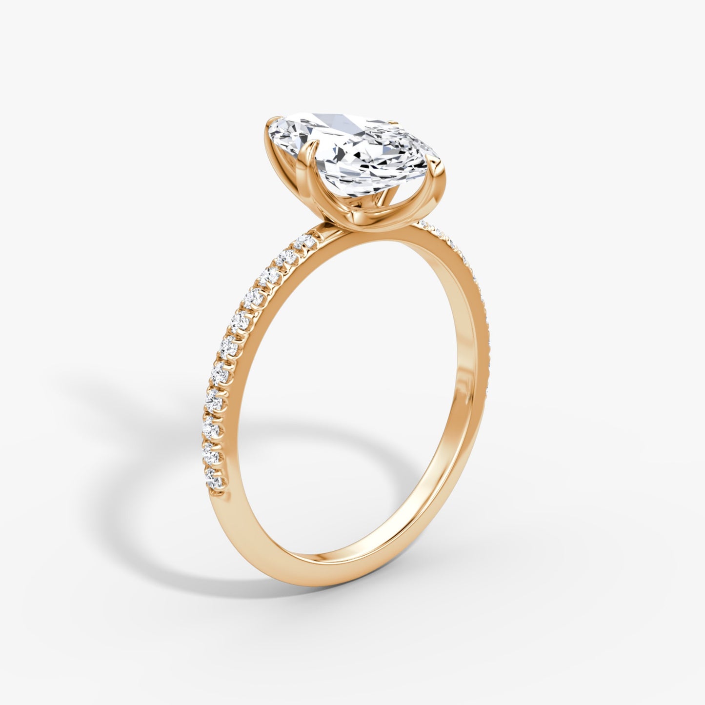 Marquise Cut Diamond Pave Band Ring - Prime & Pure