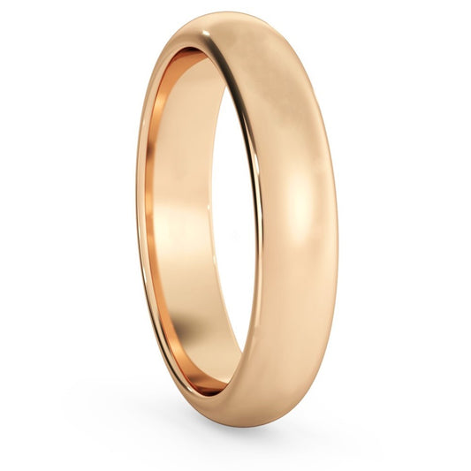 D-Cut Wedding Ring - 4mm width - Prime & Pure