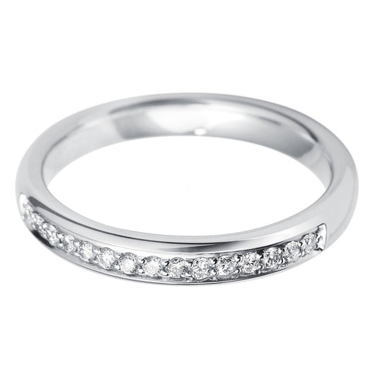 Beads & Bright Cut Diamond Band Ring - Prime & Pure