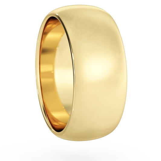 D-Cut Wedding Ring - 8mm width - Prime & Pure