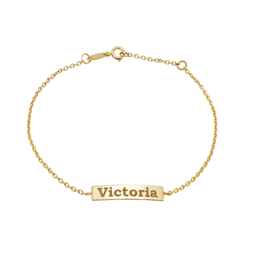 Engraved Bar Bracelet - Prime & Pure