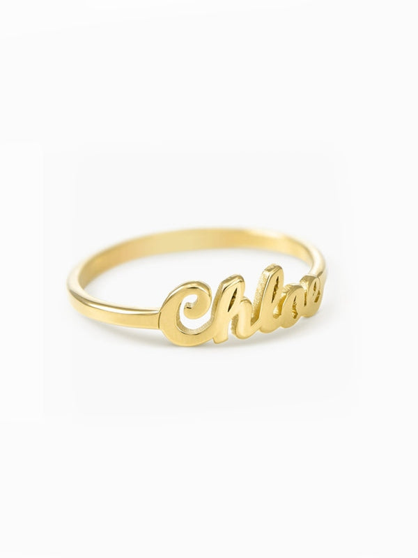 Simple Name Ring - Prime & Pure