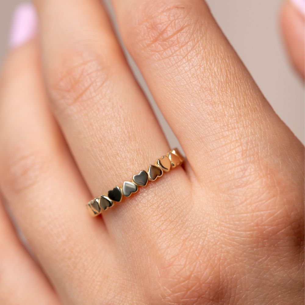 Heart Eternity Ring - Prime & Pure