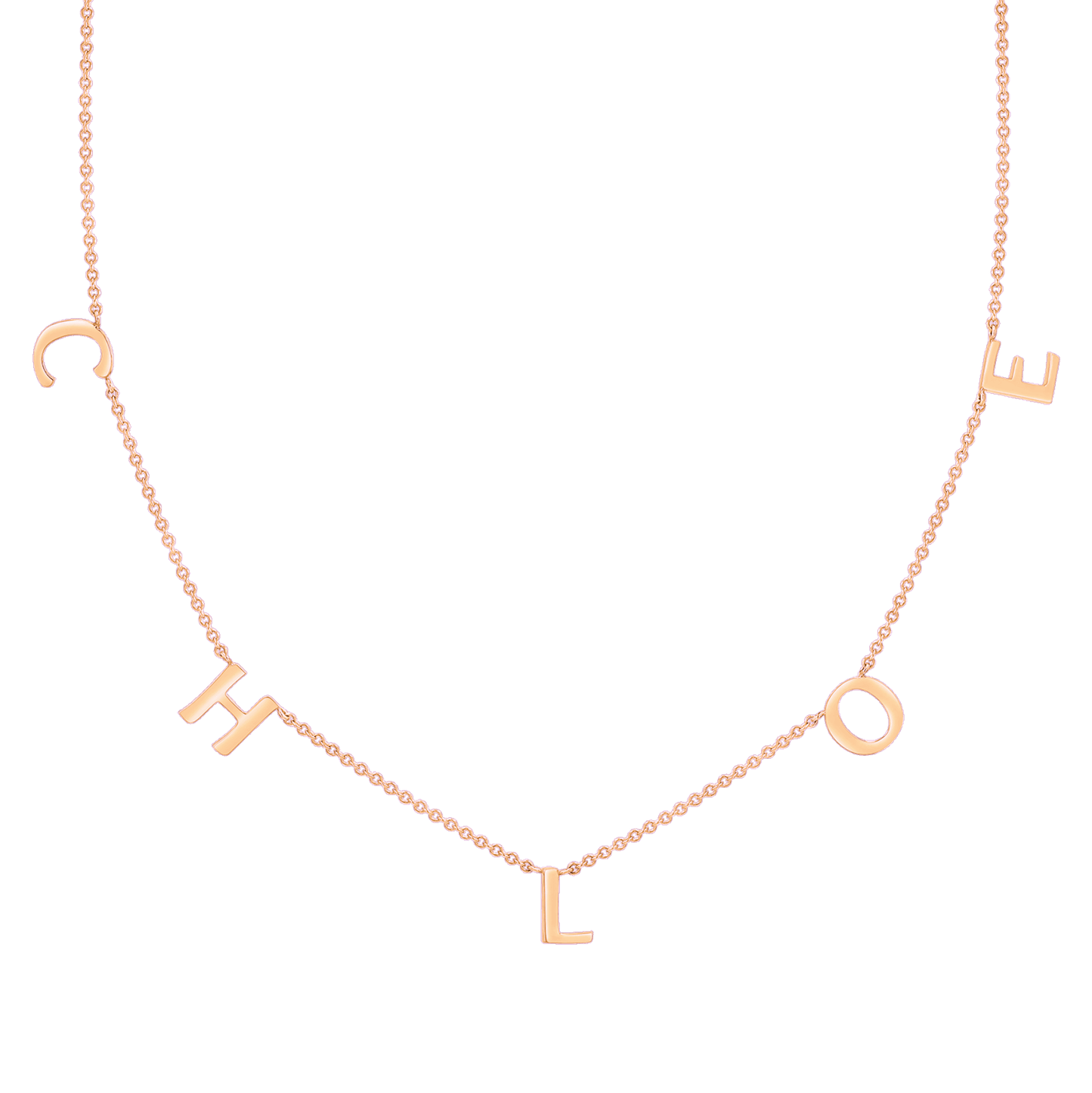 Spaced Letters Name Necklace - Prime & Pure