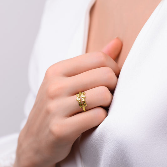 Double Names Ring - Prime & Pure