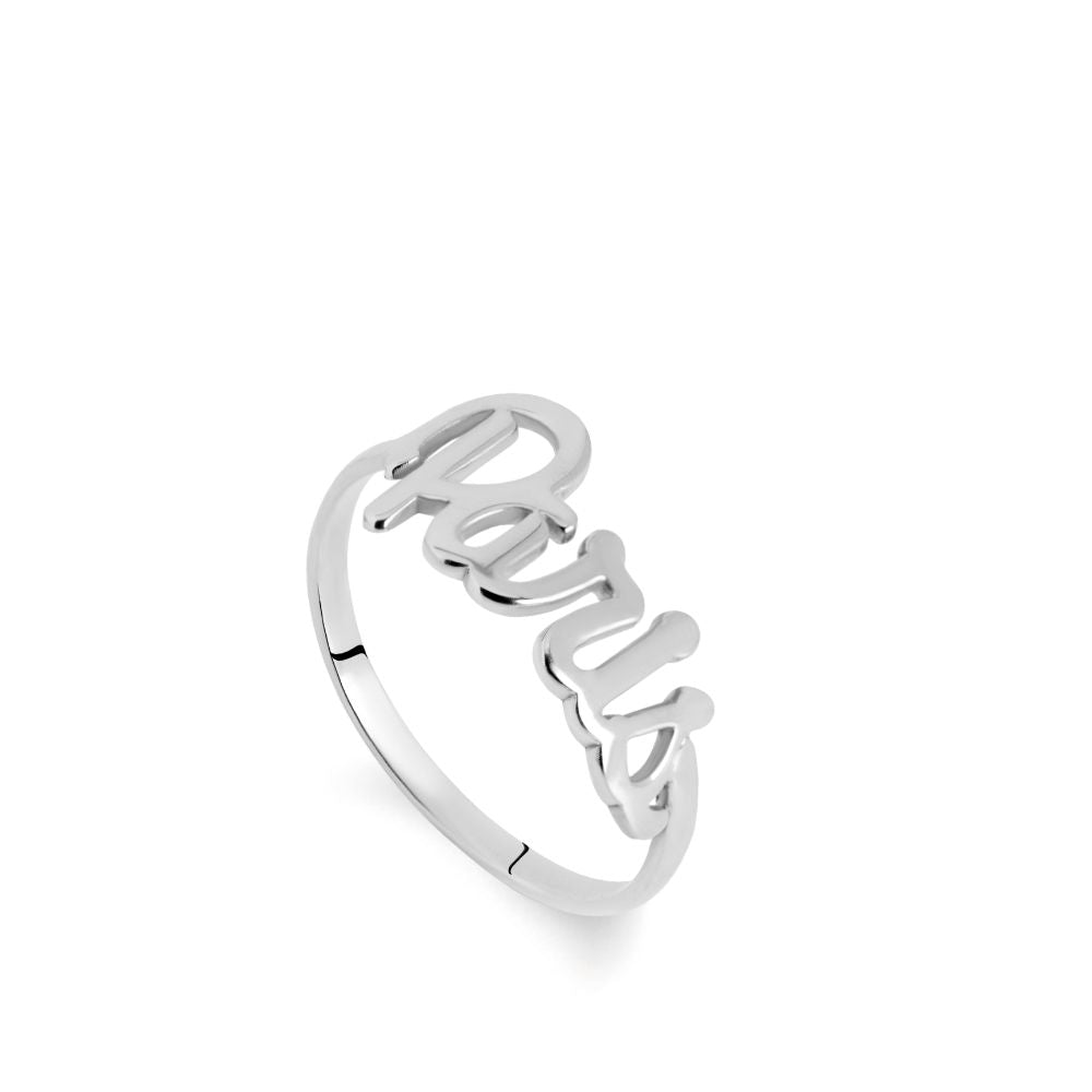 Calligraphy Name Custom Ring - Prime & Pure