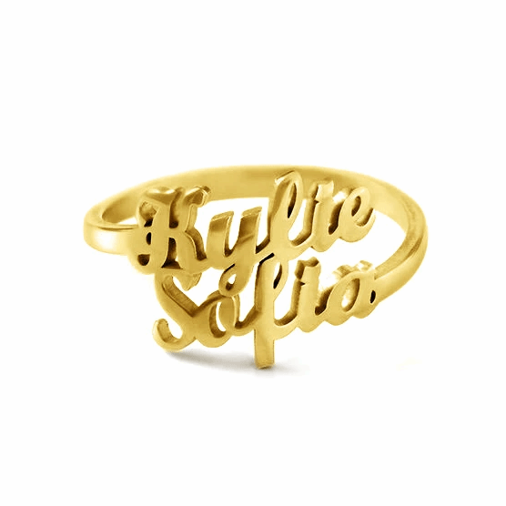 Couple Names Ring - Prime & Pure