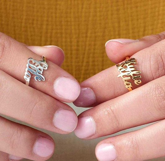 Couple Names Ring - Prime & Pure