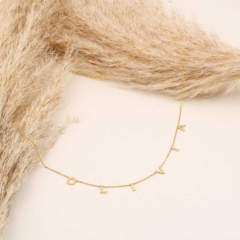 Spaced Letters Name Necklace - Prime & Pure