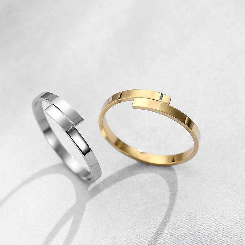 Engraved Double Name Ring - Prime & Pure