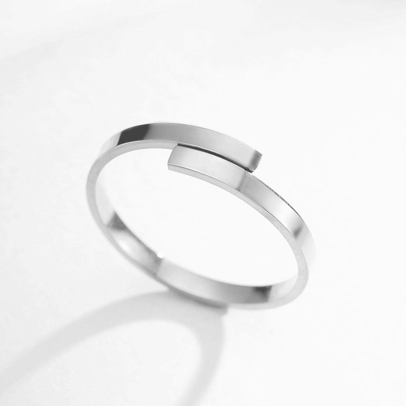 Engraved Double Name Ring - Prime & Pure