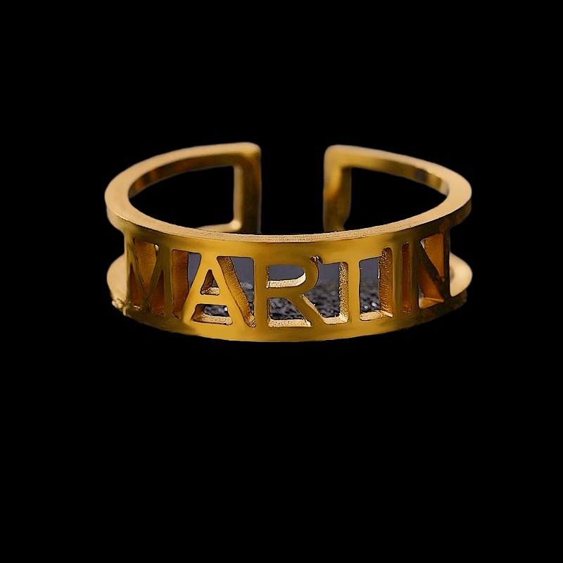 Customized Name Band Ring - Prime & Pure