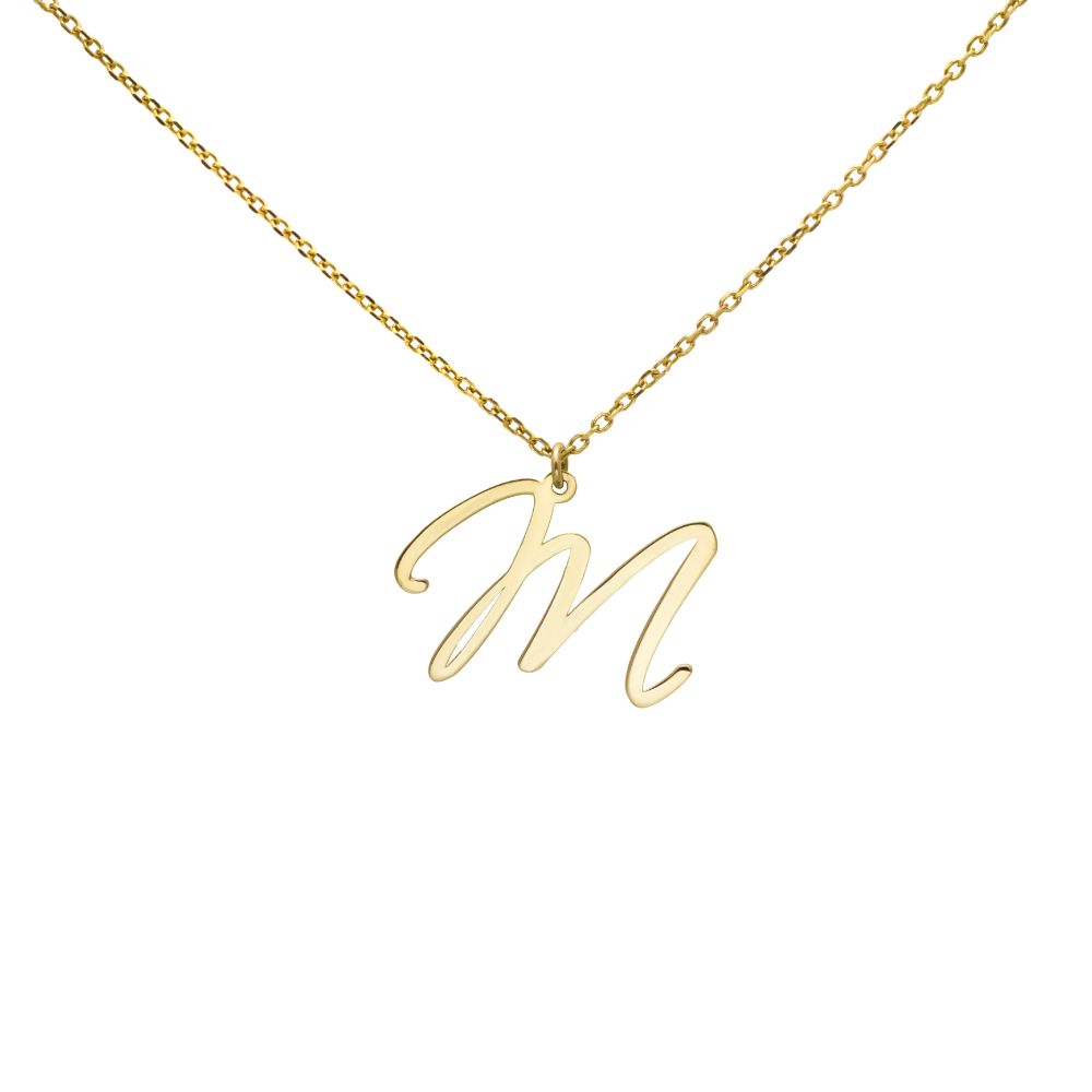 Monogram Custom Letter Necklace - Prime & Pure