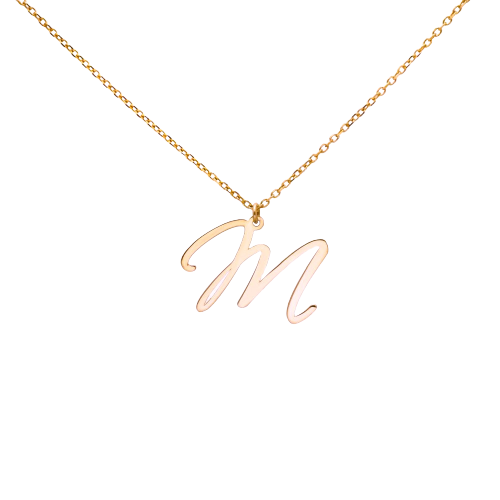 Monogram Custom Letter Necklace - Prime & Pure