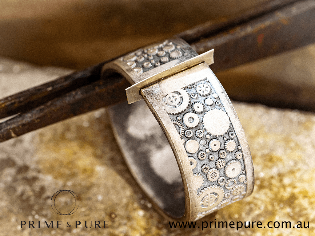 Mechanical Gears Engagement Ring - Prime & Pure