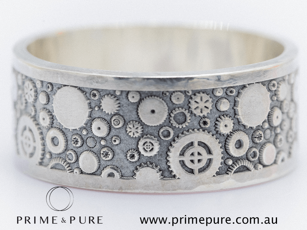 Mechanical Gears Engagement Ring - Prime & Pure
