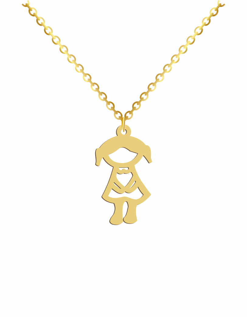 Little Girl Necklace make a great choice for children of all ages