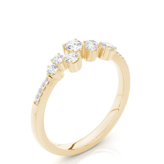 Rounds Prong Set Diamond Wedding Ring - Prime & Pure