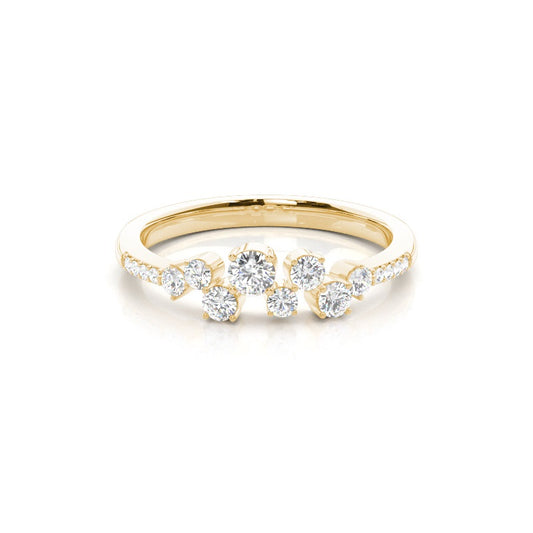 Rounds Prong Set Diamond Wedding Ring - Prime & Pure