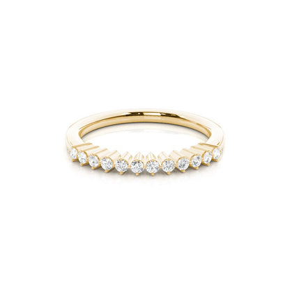 Prong Set Diamond Half Eternity Ring - Prime & Pure