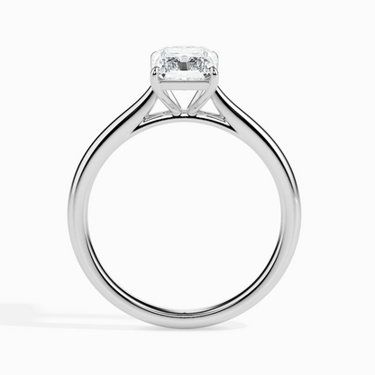 1ct D-VS1 Radiant Lab grown Diamond Solitaire ring in 18k Gold
