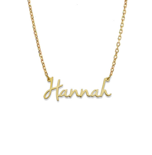 Personalised Modern Style Name Necklace By Prime & Pure Australia
