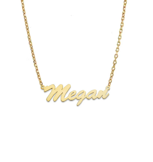 Old Hand Custom Name Necklace By Prime & Pure Australia
