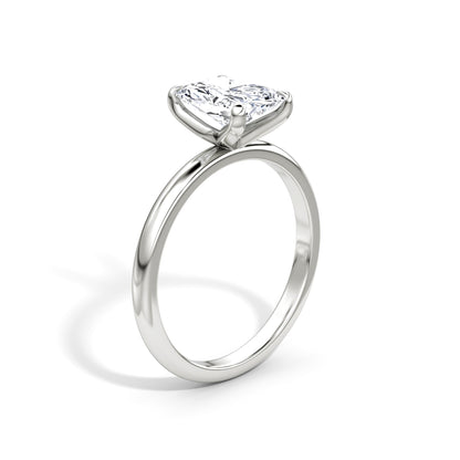 Radiant Cut Diamond Solitaire Ring - Prime & Pure