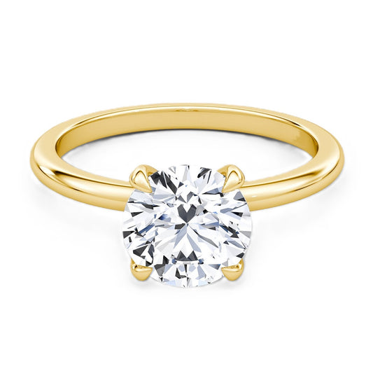 Round Brilliant Cut Diamond Solitaire Ring - Prime & Pure