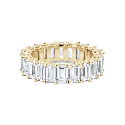 Emerald-Cut Full-Eternity Ring - Prime & Pure