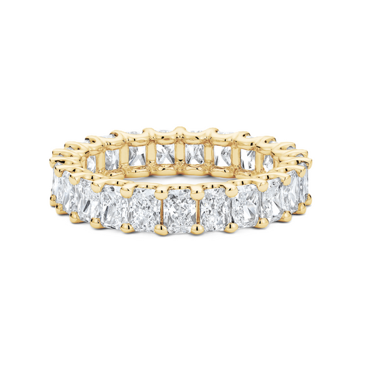 Radiant Cut Diamond Eternity Ring - Prime & Pure