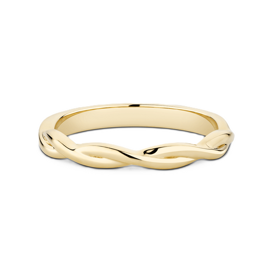 Hazel - Half Twisted Wedding Ring - Prime & Pure