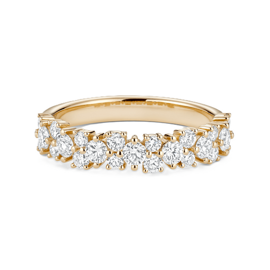 Interlocking Diamond Half-Eternity Ring - Prime & Pure