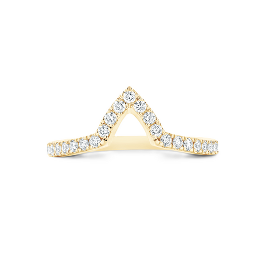 Curved Diamond Pavé Eternity Band - Prime & Pure