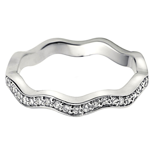 Curved Diamond Band Eternity Ring - Prime & Pure