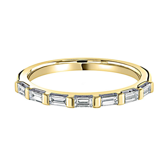 Baguette cut Diamond Band Ring - Prime & Pure