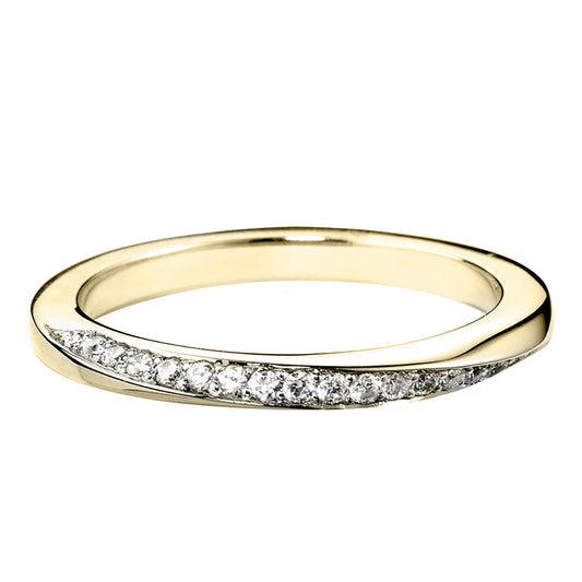 Twisted Round cut Diamond Eternity Ring - Prime & Pure
