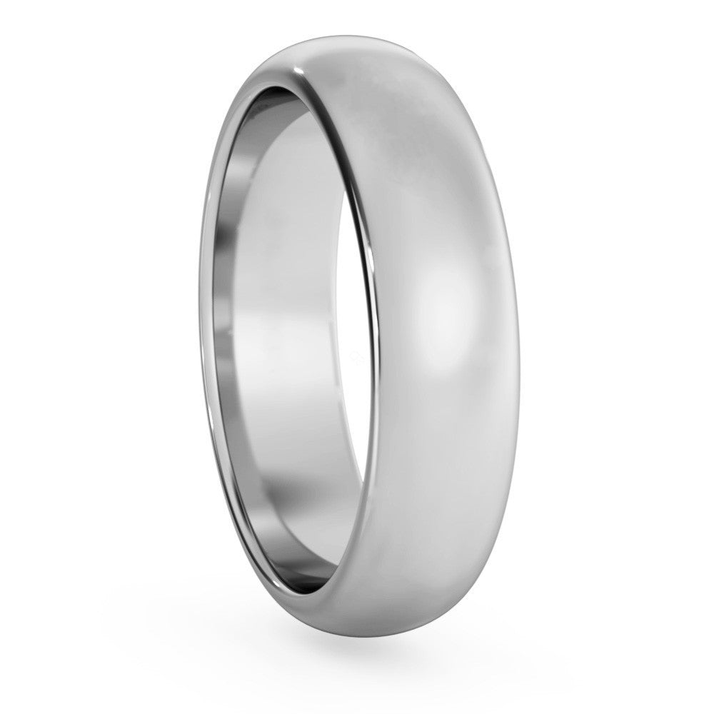 D-Cut Wedding Ring - 5mm width - Prime & Pure