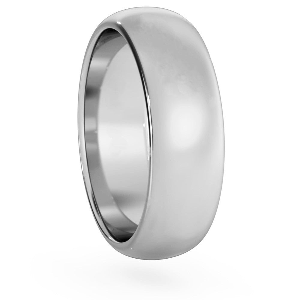 D-Cut Wedding Ring - 6mm width - Prime & Pure