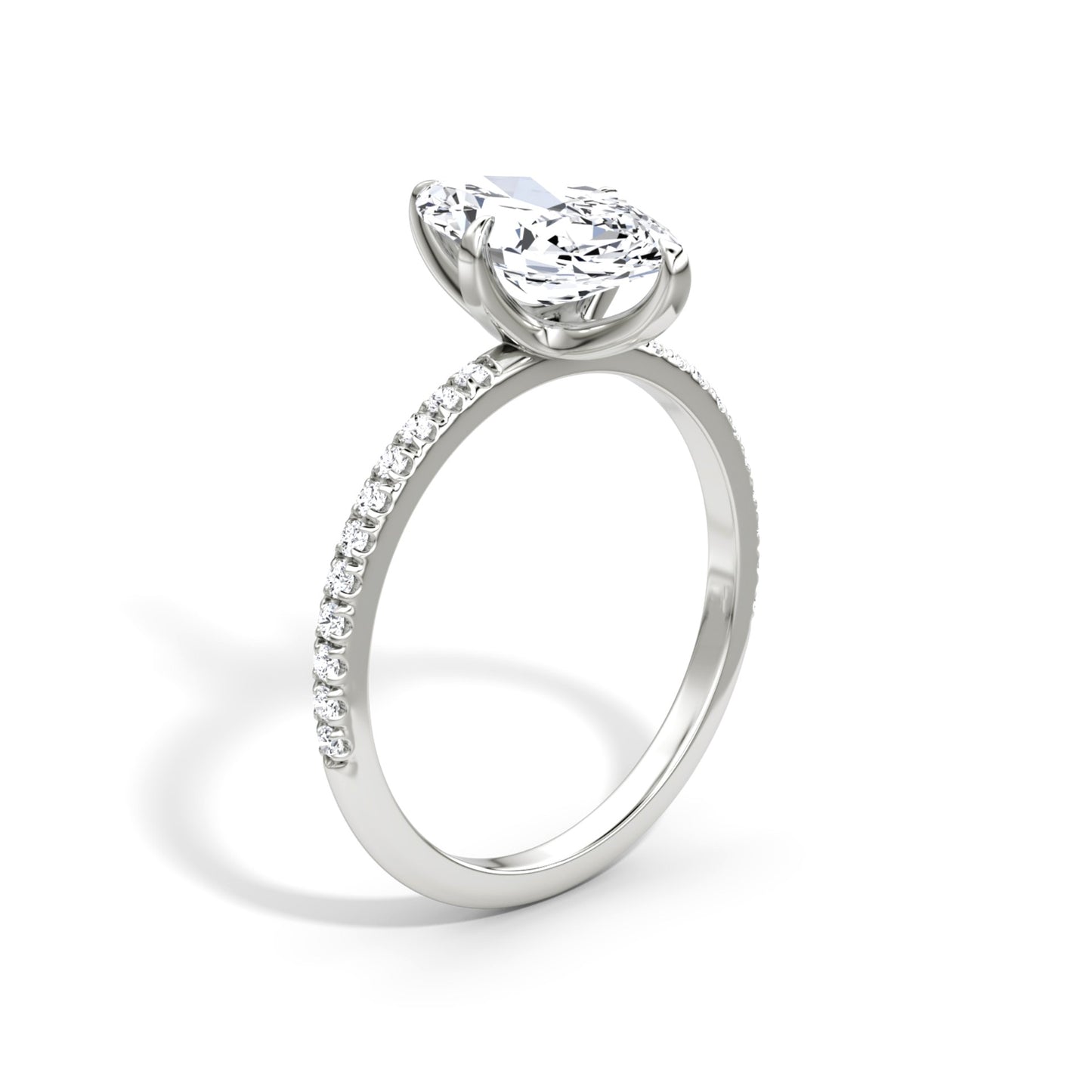 Marquise Cut Diamond Pave Band Ring - Prime & Pure