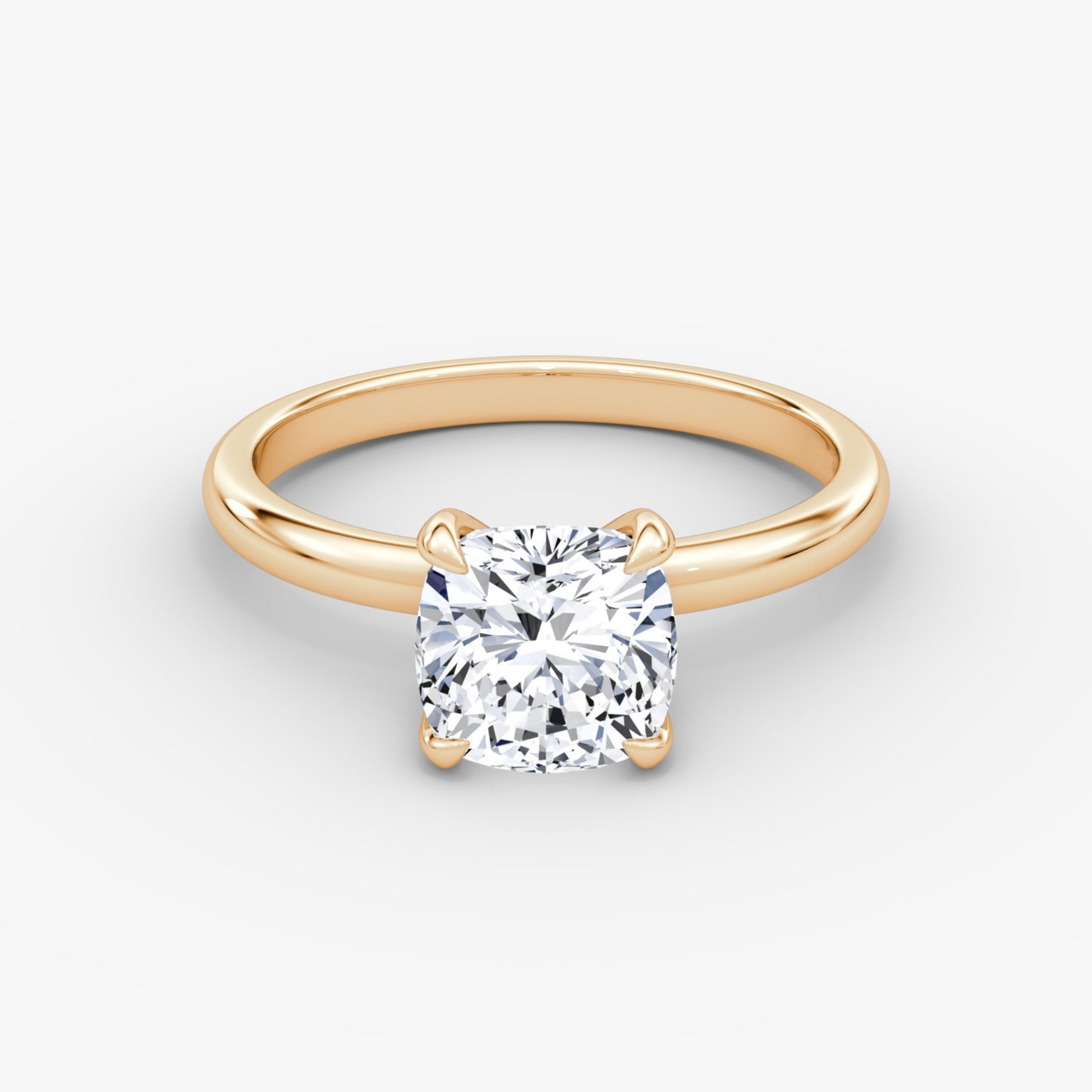 Cushion Cut Diamond Solitaire Ring - Prime & Pure