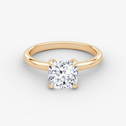 Cushion Cut Diamond Solitaire Ring - Prime & Pure