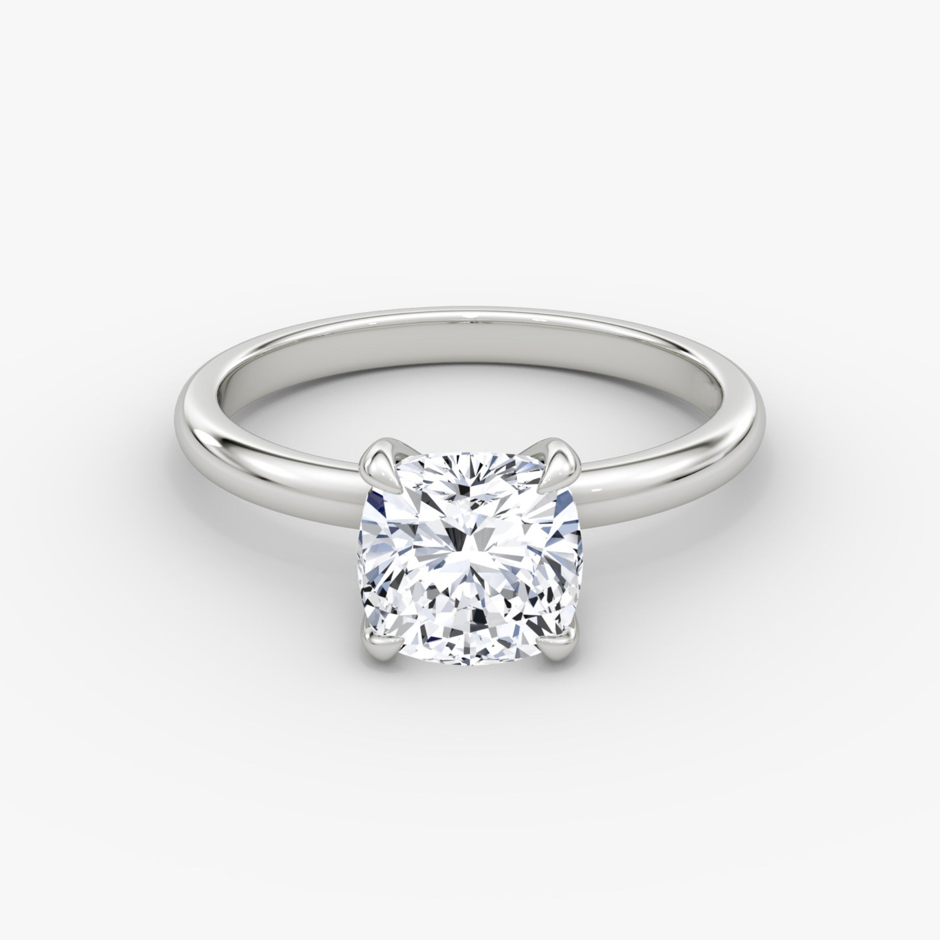 Cushion Cut Diamond Solitaire Ring - Prime & Pure