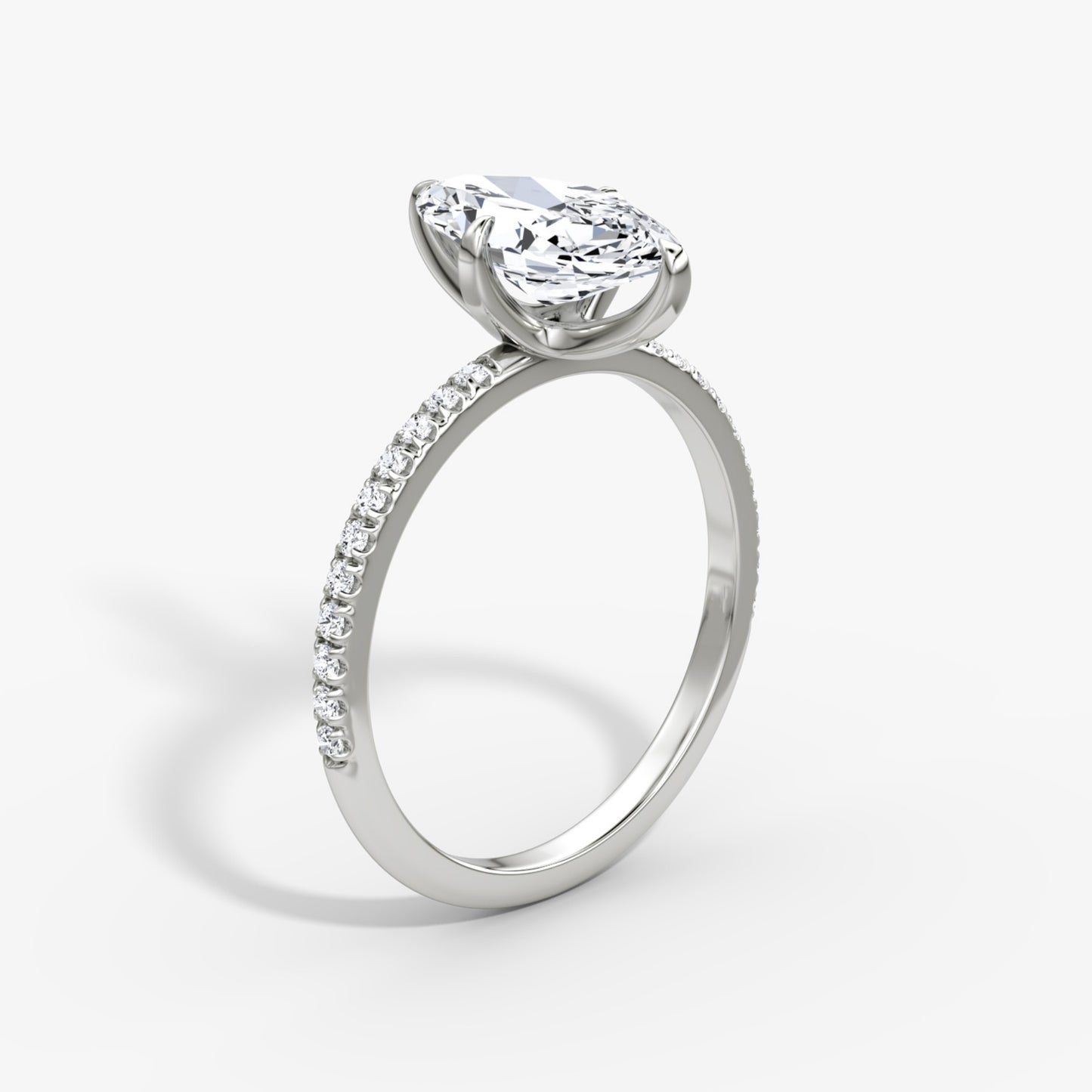 Marquise Cut Diamond Pave Band Ring - Prime & Pure