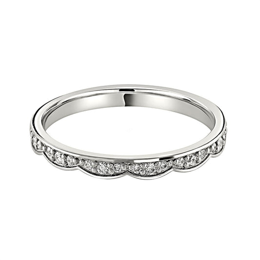 Clouds Shaped Diamond Band Ring - Prime & Pure