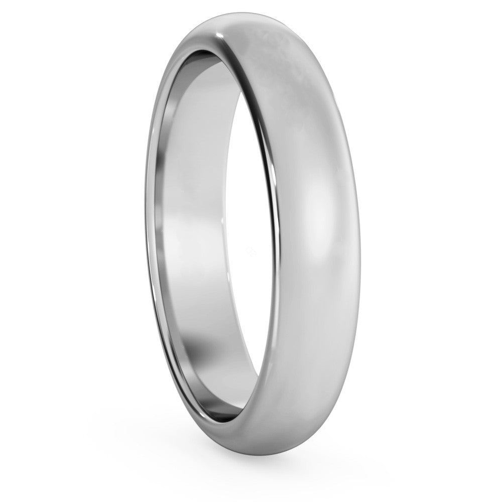D-Cut Wedding Ring - 4mm width - Prime & Pure