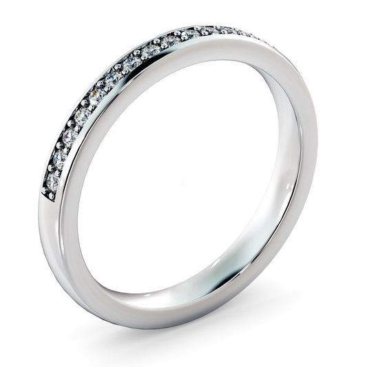 Beads & Bright Cut Diamond Band Ring - Prime & Pure