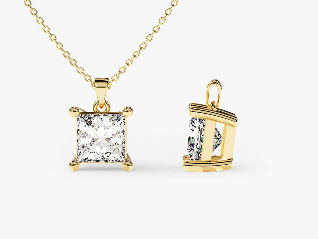◇Primaute◇ OAK NECKLACE princess-multi-diamond-