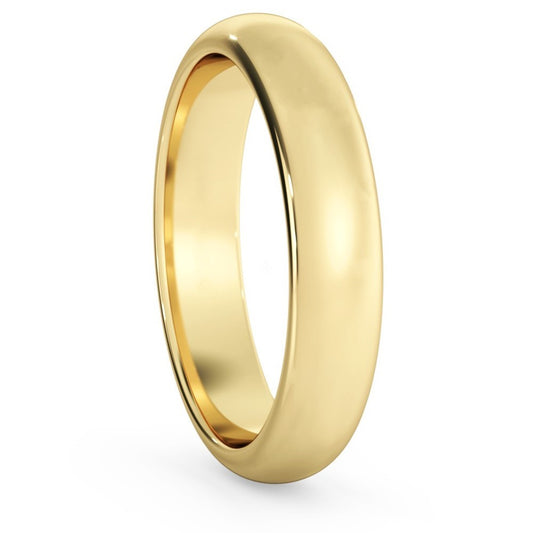D-Cut Wedding Ring - 4mm width - Prime & Pure