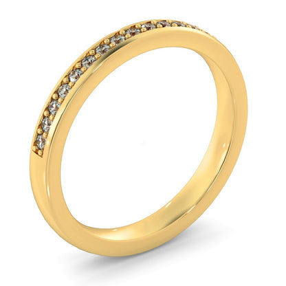 Beads & Bright Cut Diamond Band Ring - Prime & Pure